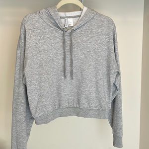 H&M grey hoodie cropped